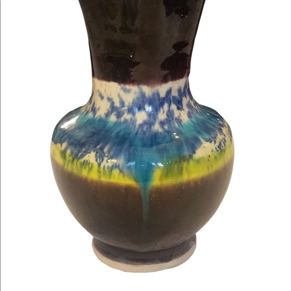 Ceramic Glazed Clay Small Vase - Picture 4 of 10